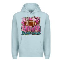 Blue Mist tackle breast cancer Premium Hoodie - AdoDesignShop
