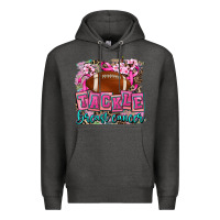 Charcoal Heather tackle breast cancer Premium Hoodie - AdoDesignShop