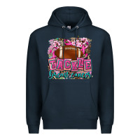 Navy tackle breast cancer Premium Hoodie - AdoDesignShop