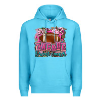 Ocean Blue tackle breast cancer Premium Hoodie - AdoDesignShop