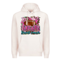Pale Pink tackle breast cancer Premium Hoodie - AdoDesignShop