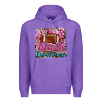 Purple tackle breast cancer Premium Hoodie - AdoDesignShop