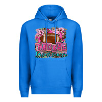 True Royal tackle breast cancer Premium Hoodie - AdoDesignShop