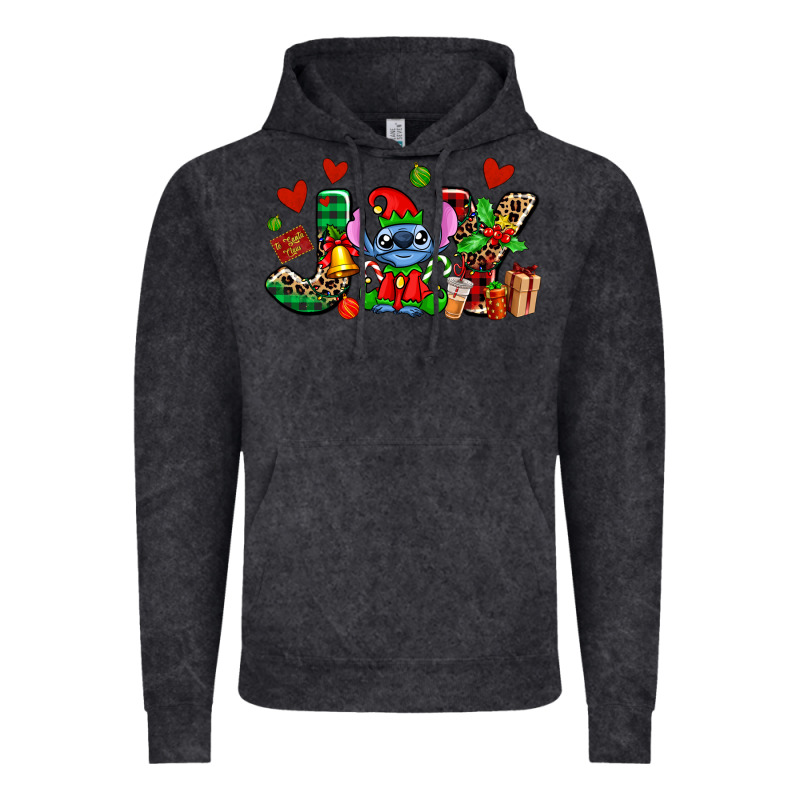 Joy With Christmas Elf Stitch Vintage Hoodie by AdoDesignShop | Teevron