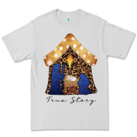 Dove Grey True Story Black Premium Tee - CowhideDigitalArt