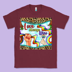 Pride Lgbtq Love Always Wins Peace Gender Symbol Classic Tee Designed By Bundleandbundleshop