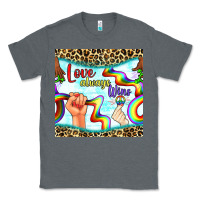 Charcoal Heather Pride lgbtq love always wins peace gender symbol Classic Tee - BundleAndBundleShop