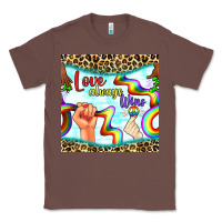 Chestnut Pride lgbtq love always wins peace gender symbol Classic Tee - BundleAndBundleShop