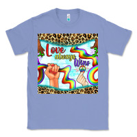 Colony Blue Pride lgbtq love always wins peace gender symbol Classic Tee - BundleAndBundleShop