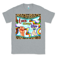 Heather Grey Pride lgbtq love always wins peace gender symbol Classic Tee - BundleAndBundleShop