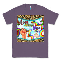 Lavender Pride lgbtq love always wins peace gender symbol Classic Tee - BundleAndBundleShop
