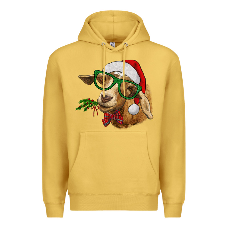 Christmas Goat Premium Hoodie by RanaPortraitStore | Teevron