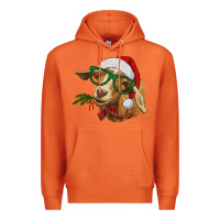 Carrot christmas goat Premium Hoodie - RanaPortraitStore