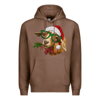 Chestnut christmas goat Premium Hoodie - RanaPortraitStore