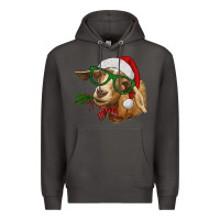 Smoke christmas goat Premium Hoodie - RanaPortraitStore