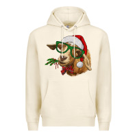 Tofu christmas goat Premium Hoodie - RanaPortraitStore