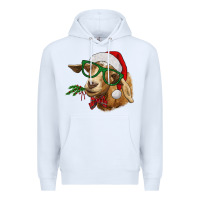 White christmas goat Premium Hoodie - RanaPortraitStore