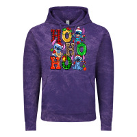 Cloud Purple ho ho ho stitch Vintage Hoodie - AdoDesignShop
