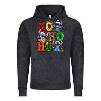 Vintage Black ho ho ho stitch Vintage Hoodie - AdoDesignShop