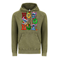 Vintage Olive ho ho ho stitch Vintage Hoodie - AdoDesignShop
