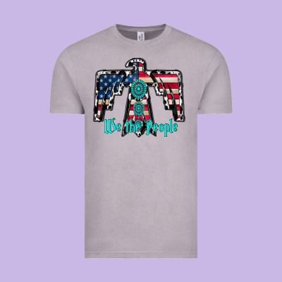 We The People Vintage Tee Designed By Racoondesign