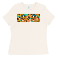 Bone Cow fall pumpkin Ladies Tee - Artiststas