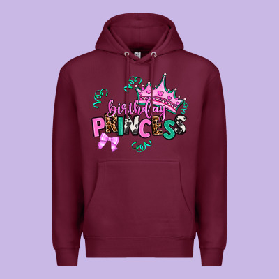 Birthday Princess Premium Hoodie Designed By Adodesignshop
