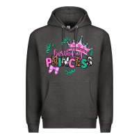Charcoal Heather birthday princess Premium Hoodie - AdoDesignShop