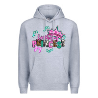 Heather Grey birthday princess Premium Hoodie - AdoDesignShop