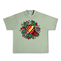 Oil Green teacher sunflower Urban Heavy Tee - RacoonDesign