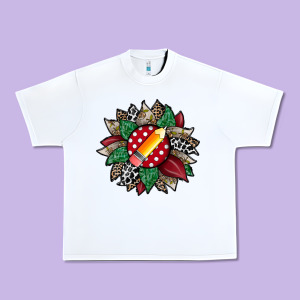 Teacher Sunflower Urban Heavy Tee Designed By Racoondesign