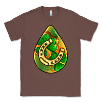 Chestnut st.patrick's teardrop earrings Classic Tee - FaDigitalArtStudio