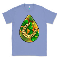 Colony Blue st.patrick's teardrop earrings Classic Tee - FaDigitalArtStudio