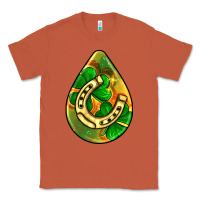 Copper st.patrick's teardrop earrings Classic Tee - FaDigitalArtStudio