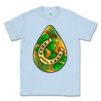 Dusty Blue st.patrick's teardrop earrings Classic Tee - FaDigitalArtStudio