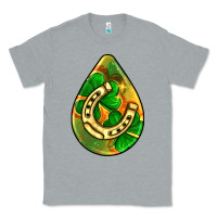 Heather Grey st.patrick's teardrop earrings Classic Tee - FaDigitalArtStudio