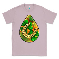 Lilac st.patrick's teardrop earrings Classic Tee - FaDigitalArtStudio