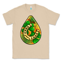 Mushroom st.patrick's teardrop earrings Classic Tee - FaDigitalArtStudio