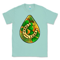 Seafoam st.patrick's teardrop earrings Classic Tee - FaDigitalArtStudio