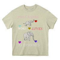 Mossy Just A Girl Who Loves Elephants Heavy Core Tee - Bettercallsaul