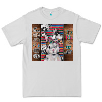 Dove Grey happy easter Premium Tee - CowhideDigitalArt
