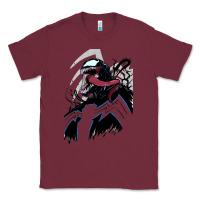 Burgundy VENOM ART Classic Tee - DesigneFamous