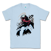Dusty Blue VENOM ART Classic Tee - DesigneFamous
