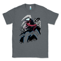 Charcoal Heather VENOM ART Classic Tee - DesigneFamous