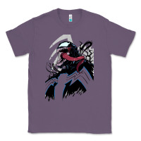 Lavender VENOM ART Classic Tee - DesigneFamous