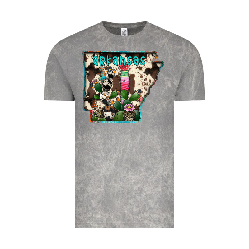 Arkansas Map Vintage Tee by RacoonDesign | Teevron