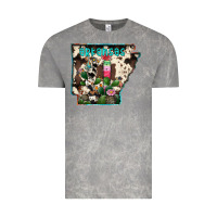 Cloud Rock arkansas map Vintage Tee - RacoonDesign