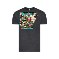 Vintage Black arkansas map Vintage Tee - RacoonDesign