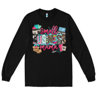 Black small business mama Long Sleeve Tee - BarkalooDesign