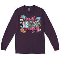 Plum small business mama Long Sleeve Tee - BarkalooDesign